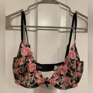 Fleur du mal Roses and Thorns Demi bra